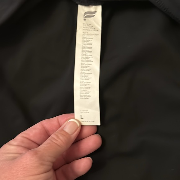 Fabletics large crop zip up jacket - Picture 5 of 6